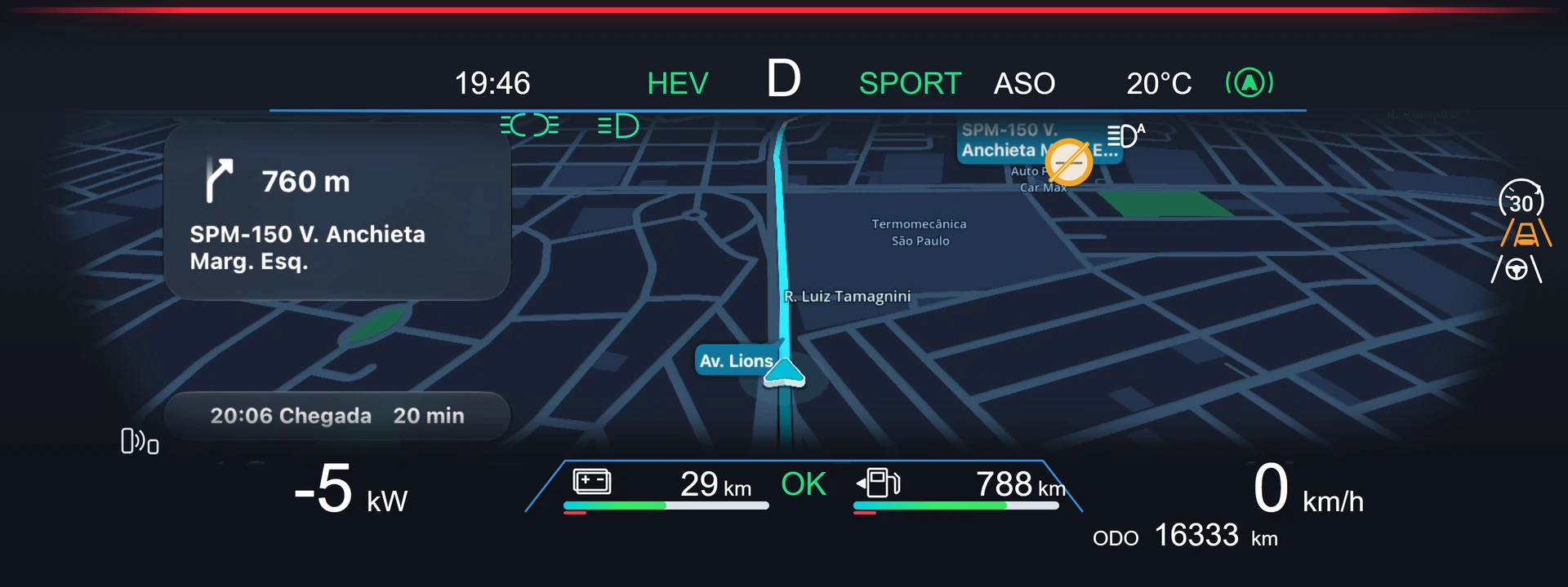 CarPlay: a próxima saída se aproxima no painel BYD